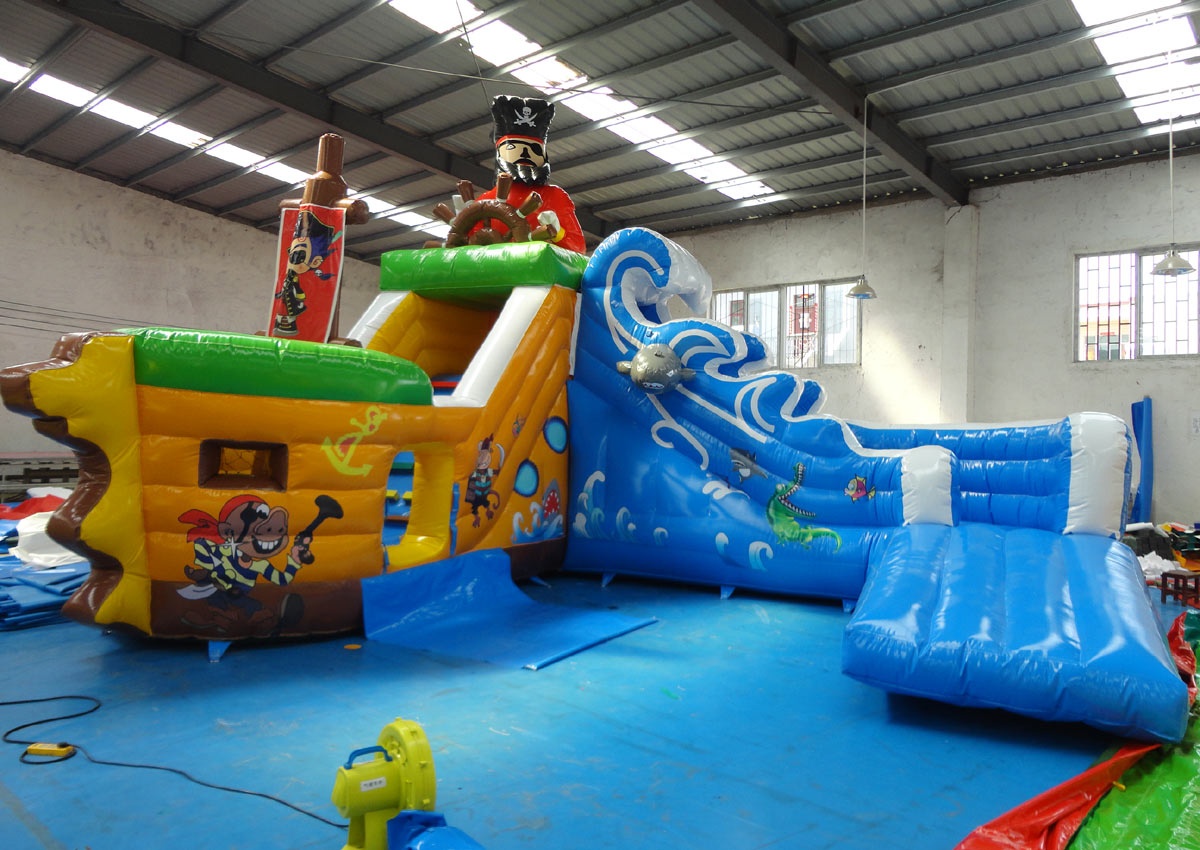 The Captain Inflatable Water Slide
