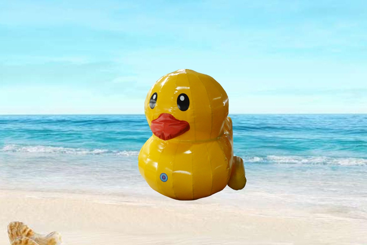 WT042 Aquatic inflatable Duck floating water toys