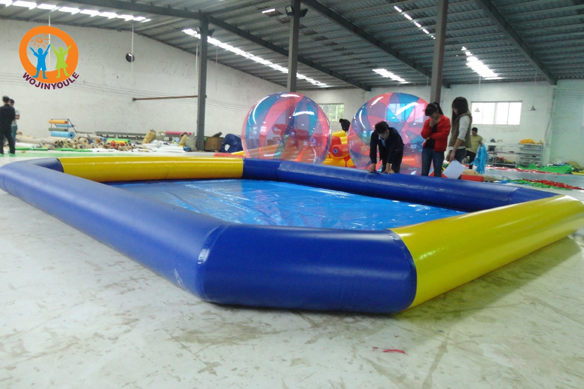WP054 Commercial Rectangle inflatable swimming pool outdoor