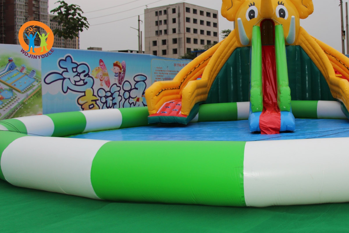 High quality outdoor round inflatable pool pvc tarpaulin for inflatable slide