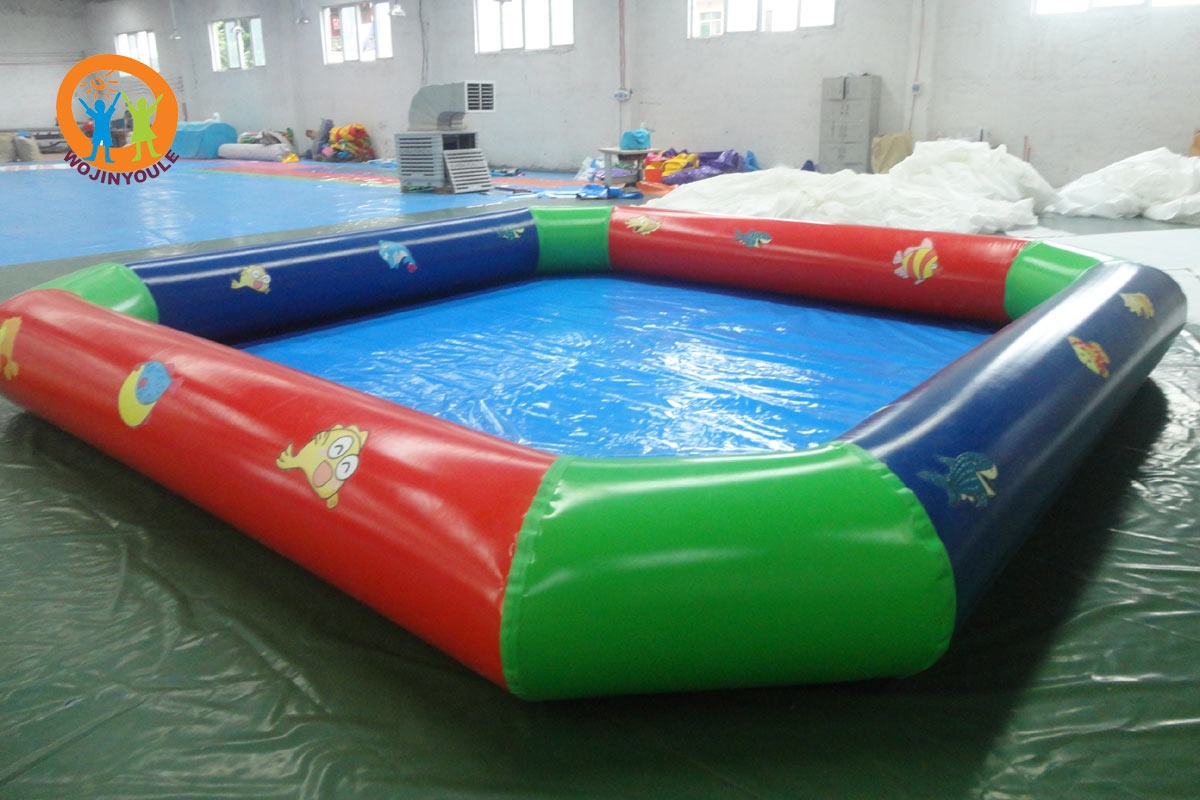 Small size inflatable swimming pool square fishing pool hot sale for kids