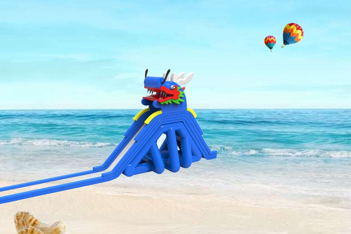 WW021 Giant China Dragon Inflatable Water Slide for sale
