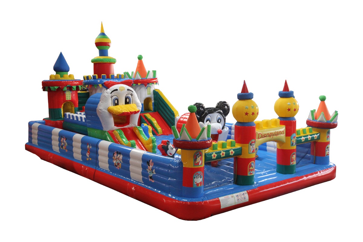 WJ023 Disney Park Fun City Inflatable Bouncy Castle