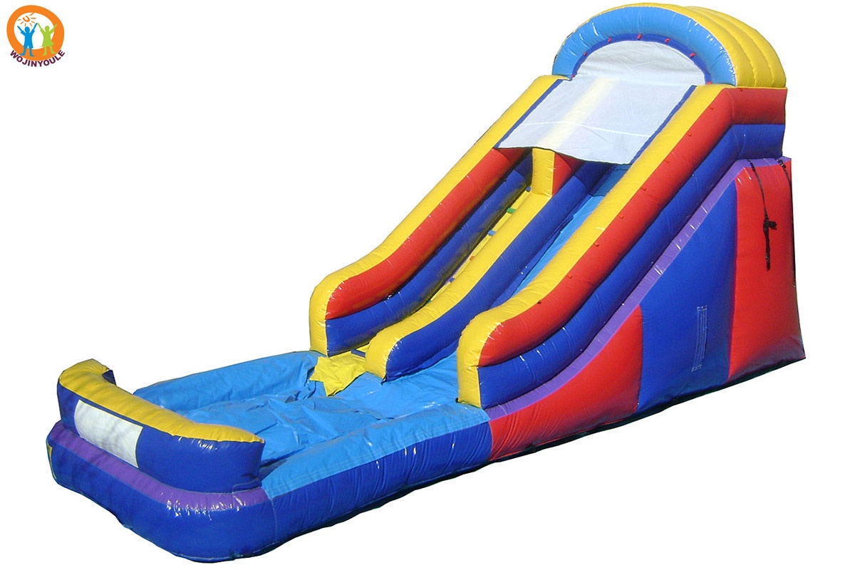 WW033 Outdoor 18Ft Straight Inflatable Water Slide with Pool
