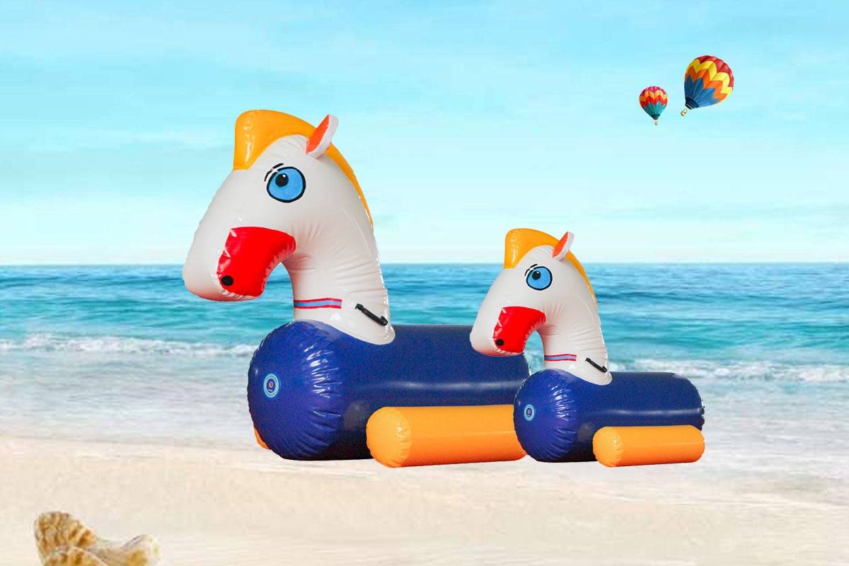 WT006 inflatable floating water toys horse