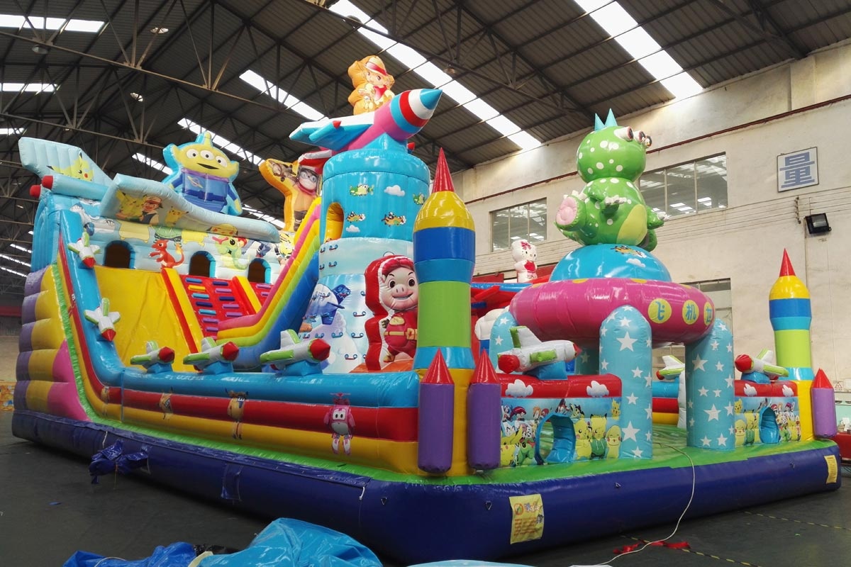 Commercial Grade Outdoor Bounce House Combo Inflatable Bouncer