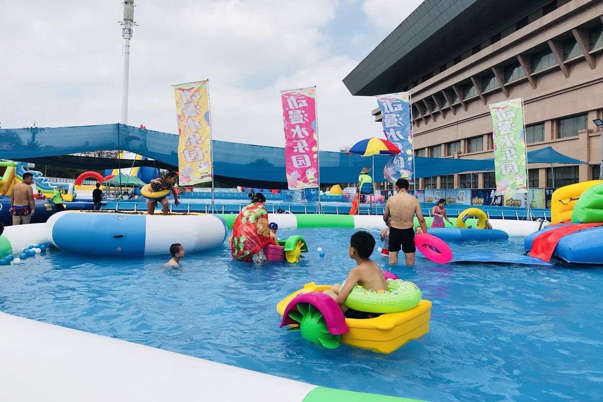 2018 Hot sale Inflatable round swimming pool