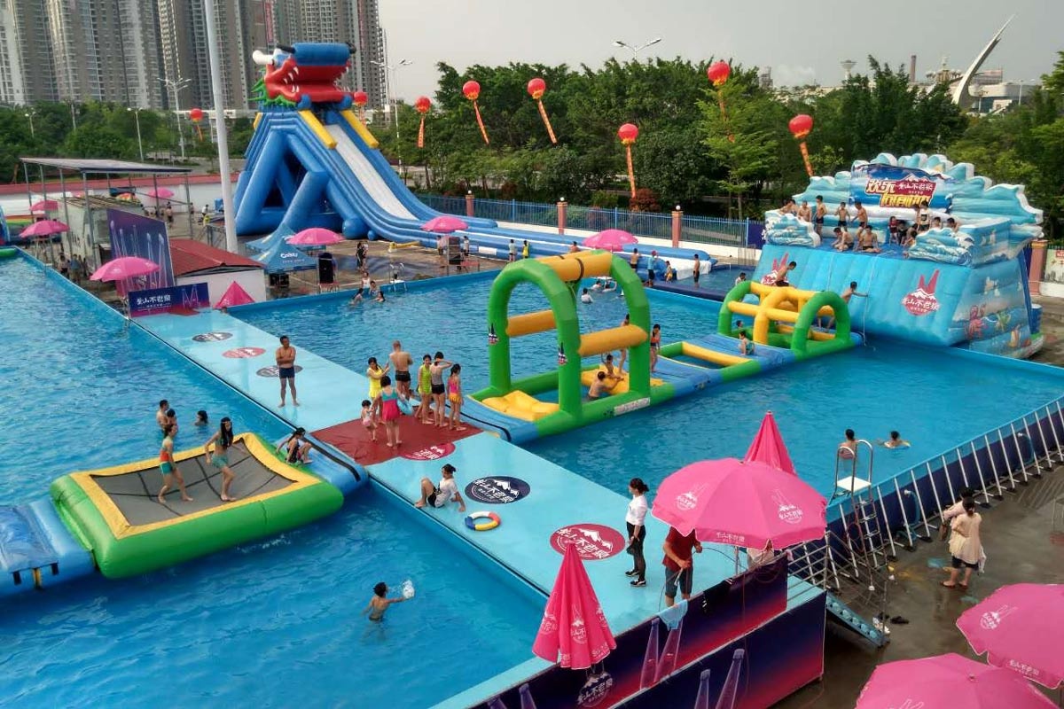Inflatable Aqua Park Large Water Park Floating Games