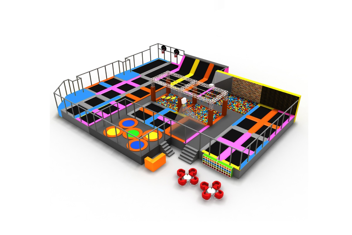 Commercial Indoor Trampoline Bed Trampoline Park