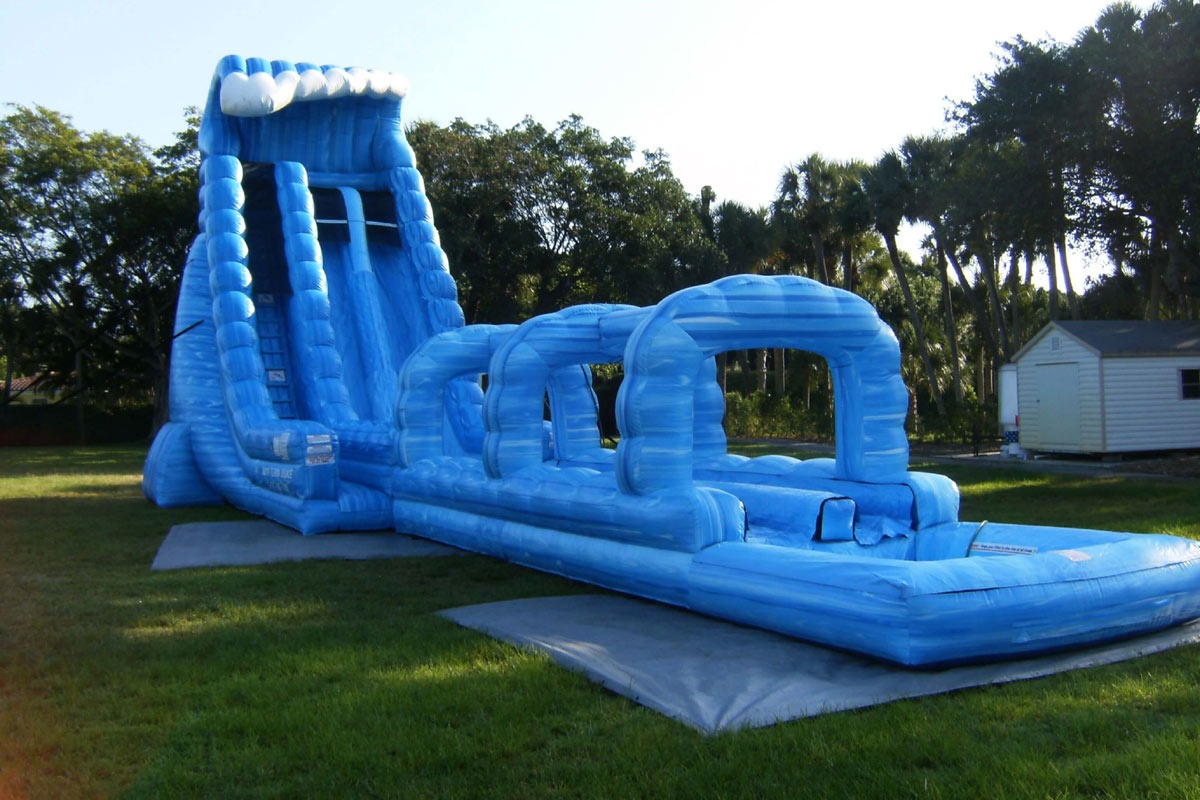 WW041 Taller 30Ft Dual lane Inflatable Water Slide