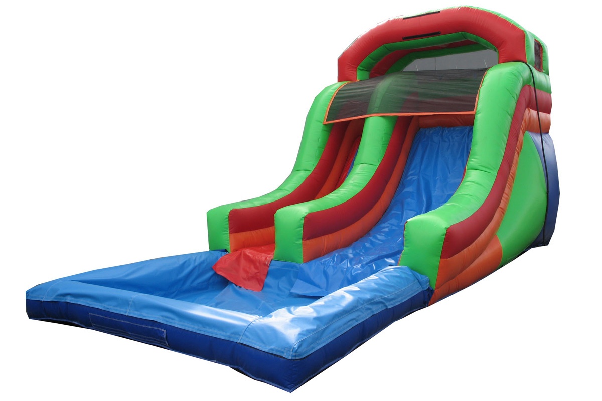 WW048 14ft Inflatable Water Slide with Swimming Pool