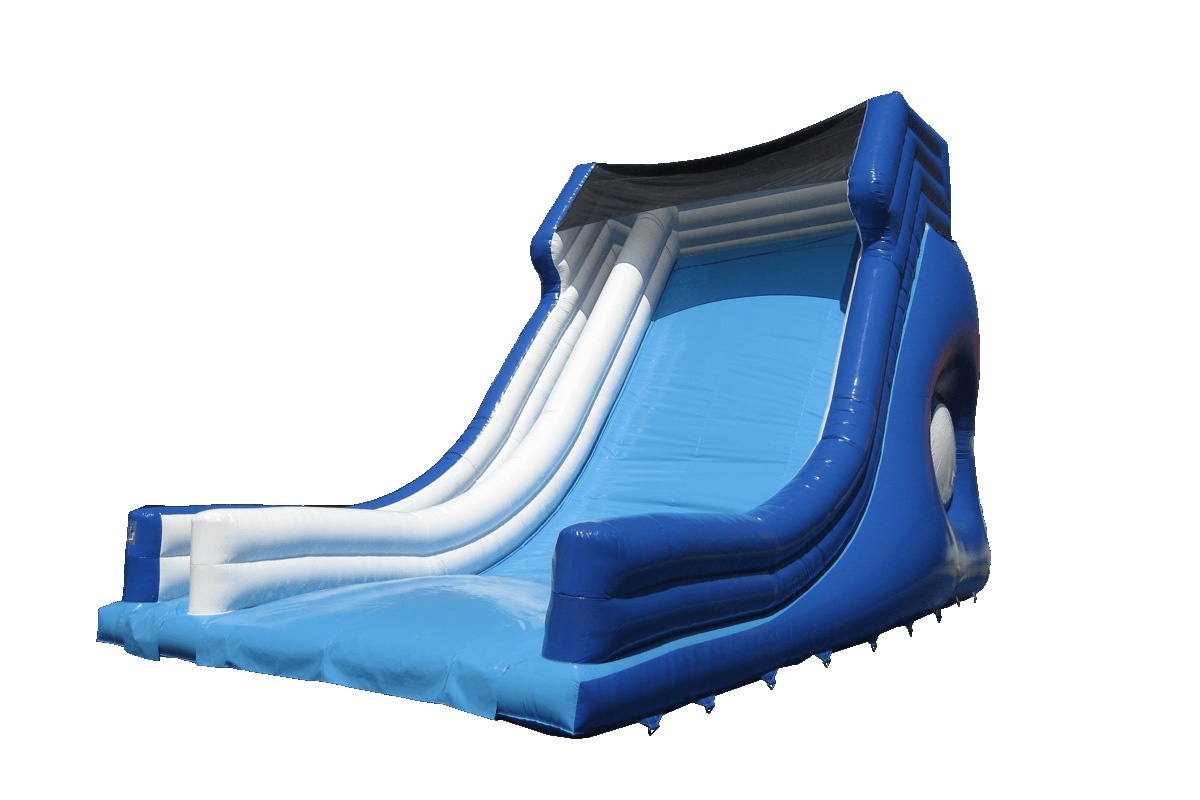 WW050 15ft Platform Drop Inflatable Water Slide Comboinflatable