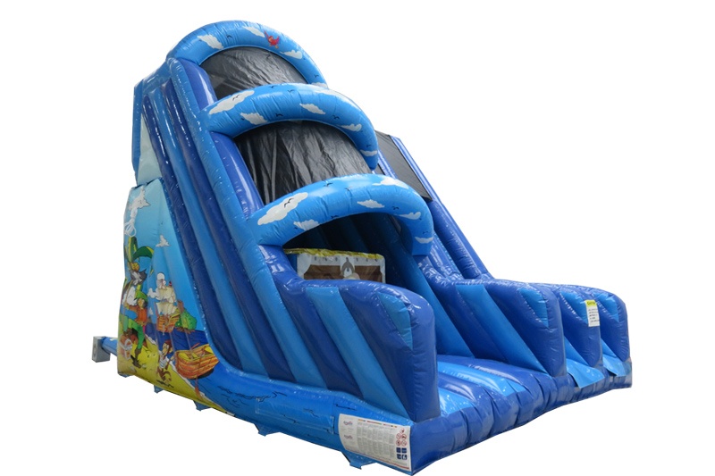 DS005 18ft Jump with Drop Inflatable Dry Slide