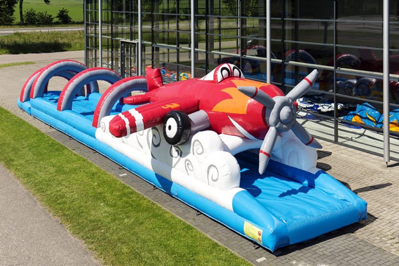 WS002 18m Airplane Belly Inflatable Water Slide