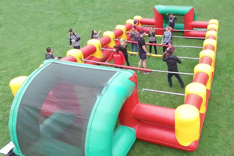 Giant Inflatable Human Foosball Table Sport Games
