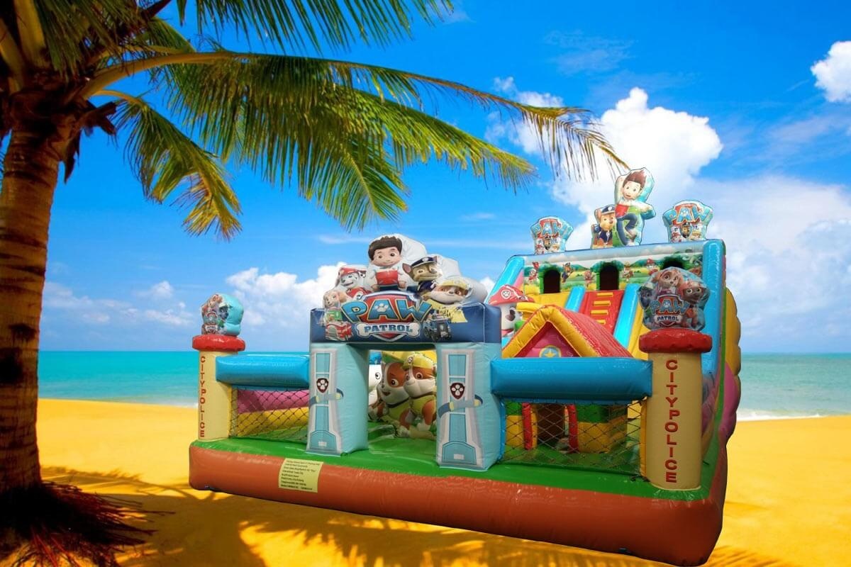 WJ015 PAW Patrol Dog Park Fun City Inflatable Bouncy Castle