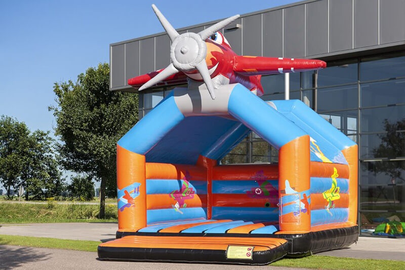 MC002 Airplane Inflatable Bounce House Slide Jumping Castle