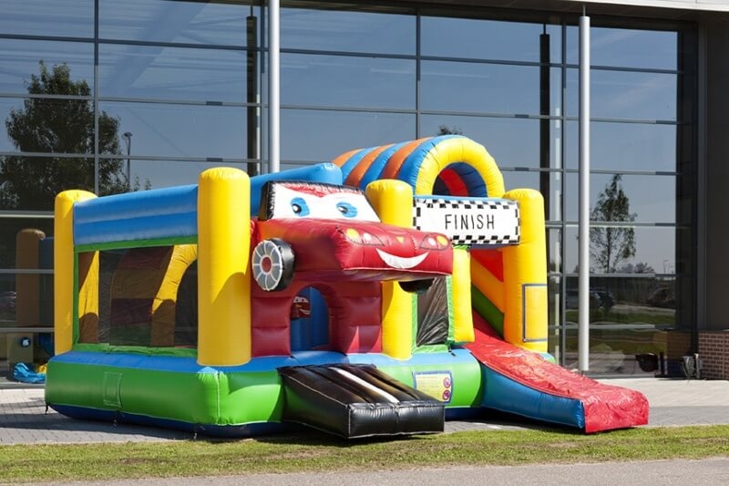 MC018 Race Car Multiplay Inflatable Bouncy Castle Slide