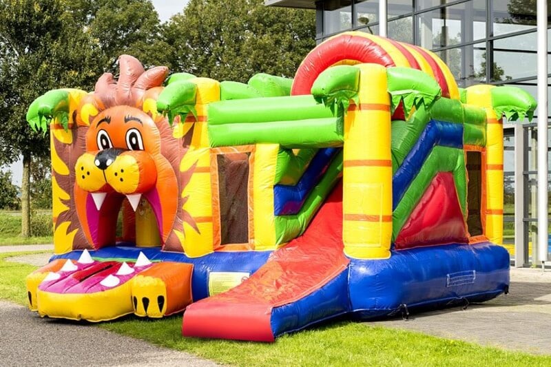 inflatable castle and slide