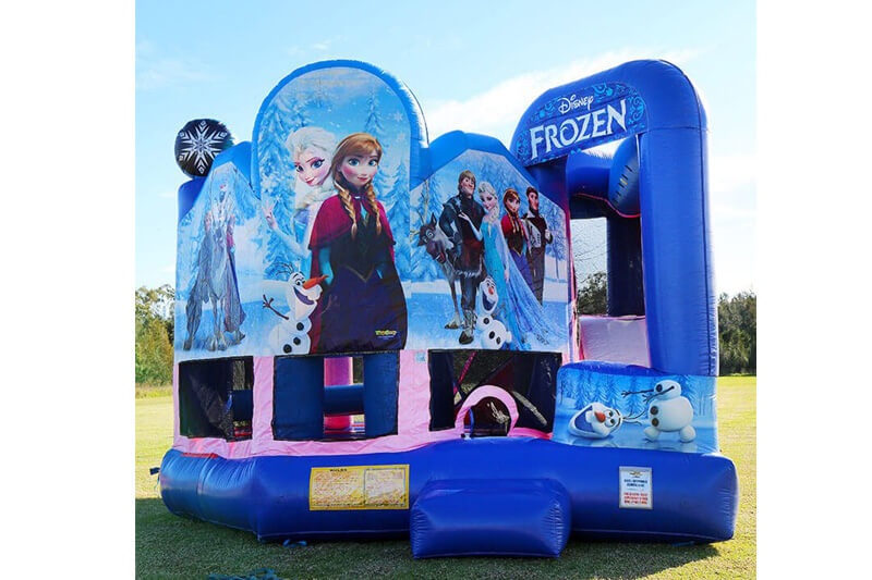 WJ150 Frozen 5 in 1 Combo Inflatable Jumping Castle