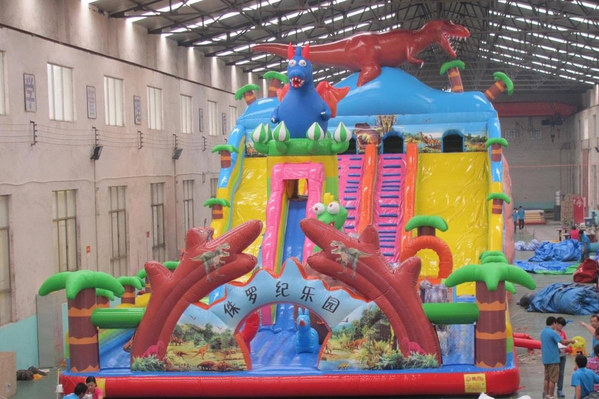 WJ008 Dinosaur Park Fun City Inflatable Bouncy Castle