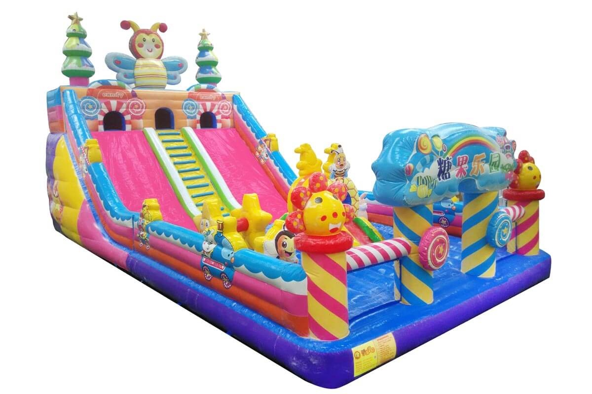 WJ020 Candy Bee Park Fun City inflatable bouncy castle