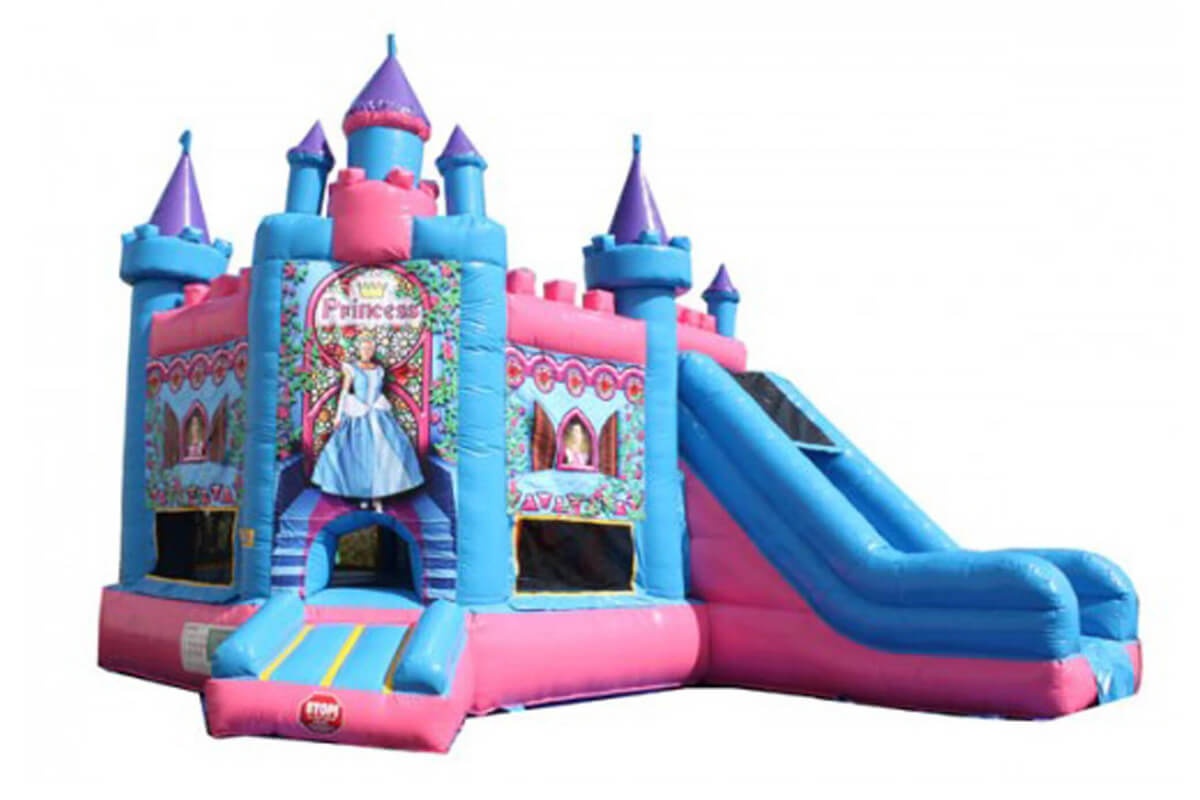 WJ152 Princess Inflatable Bouncer Combo Bouncy Castle Jumping House