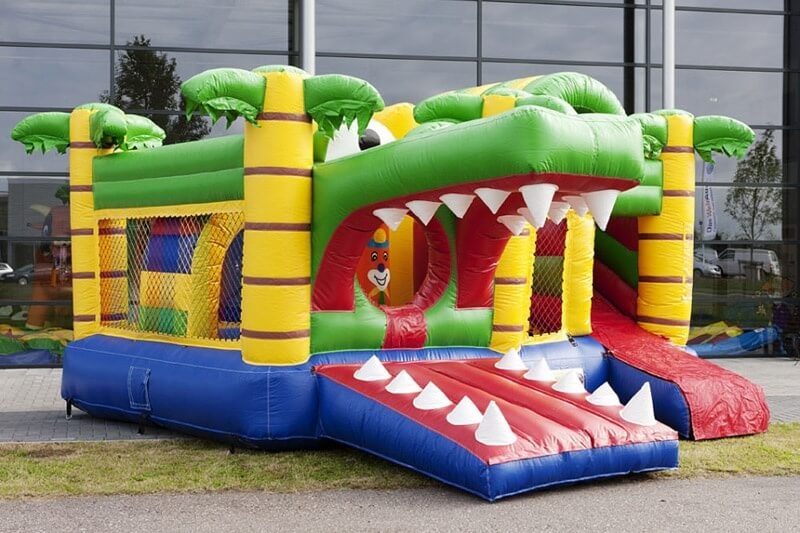 MC064 Multiplay Crocodile Inflatable Bouncy Castle