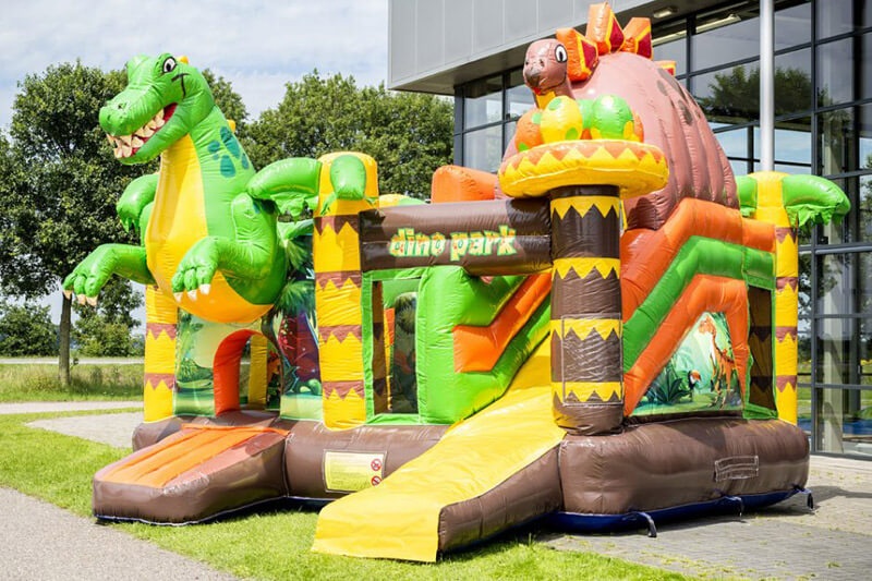 MC076 Inflatable Bouncer Castle Multiplay Dinoworld Jumping House for sale