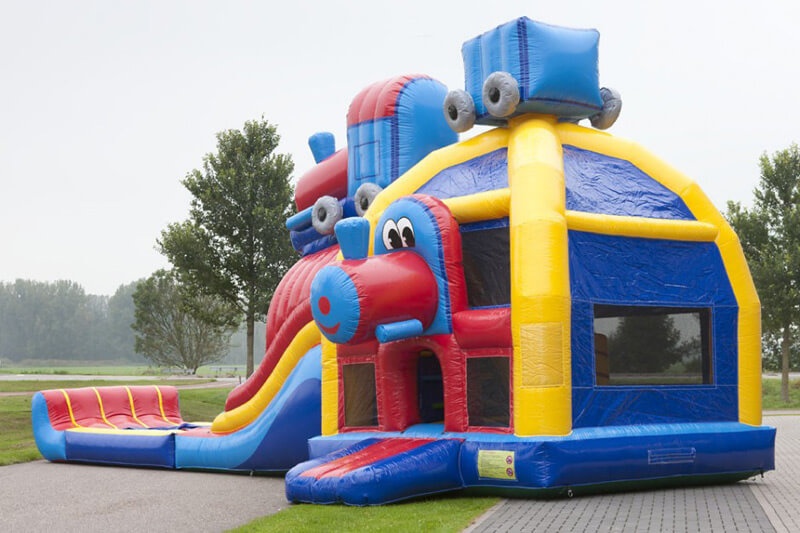 MC182 Multiplay Train Inflatable Bouncy Castle