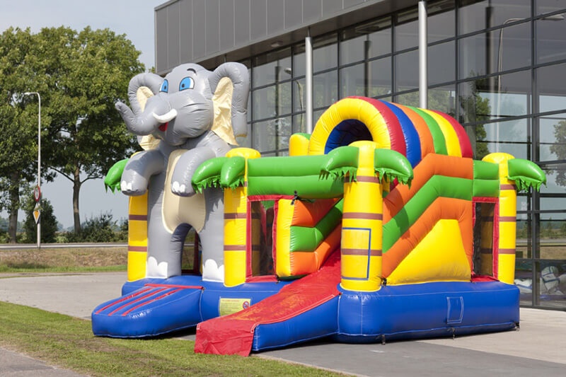 MC086 Multiplay Elephant Inflatable Bouncy Castle