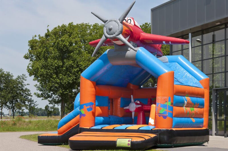 MC004 Multifun Airplane Inflatable Combo Jumping House