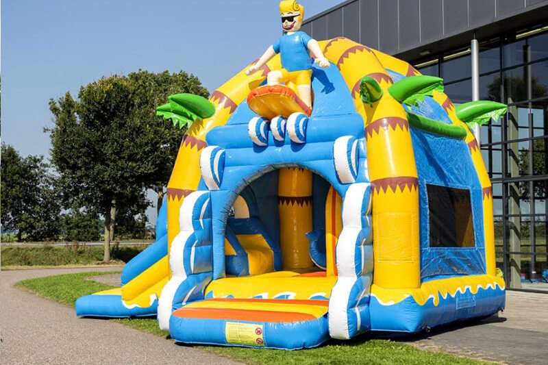 MC012 Multiplay Super Beach Inflatable Bounce House