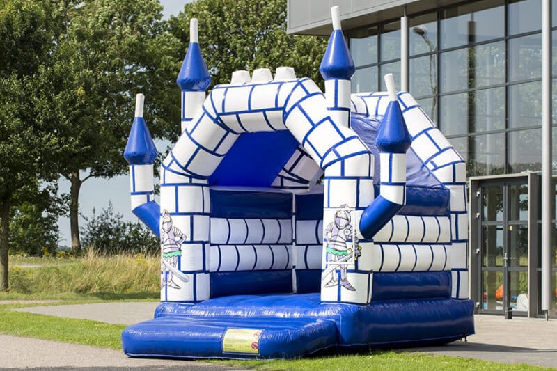 MC021 Midi Blue White Inflatable Bounce House