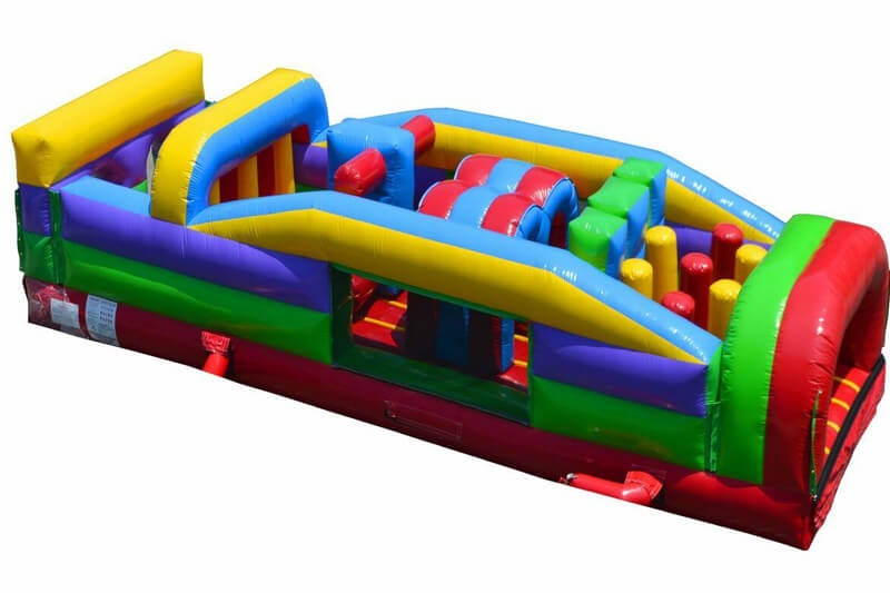 OC046 Outdoor Double Inflatable Obstacle Course Races