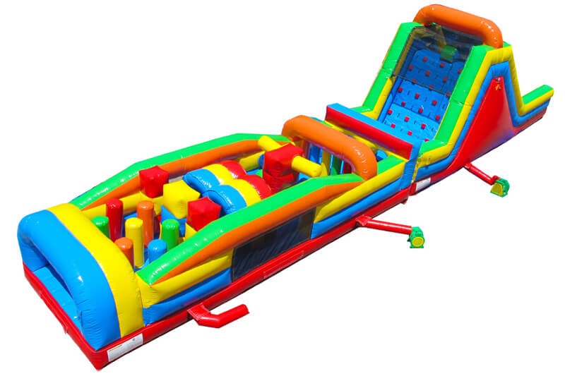 OC053 Super 65ft Inflatable Obstacle Course Bounce Games