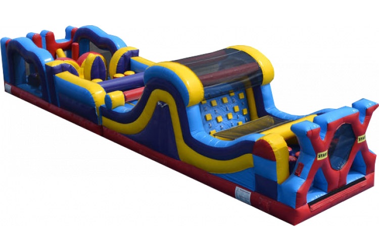 OC063 48ft Extreme X Course Inflatable Obstacle Courses