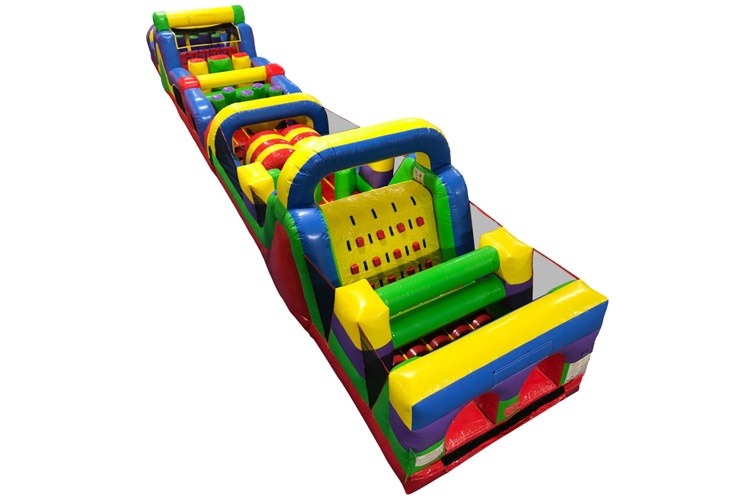 OC064 Mega 70ft Dash Inflatable Obstacle Courses Sport Games