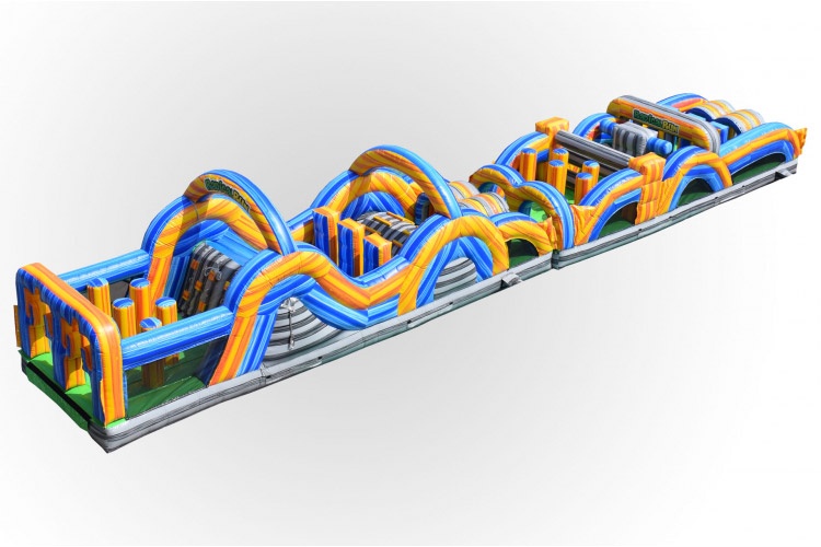 OC065 65ft Sprinter Course Marble Inflatable Obstacle Courses