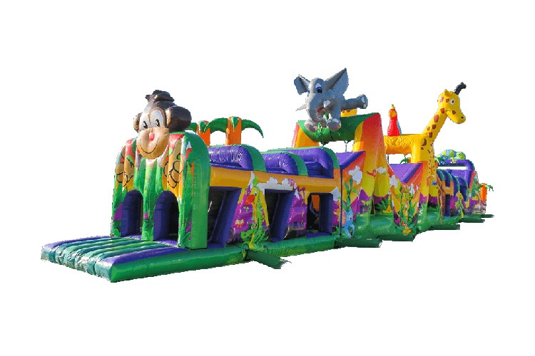 OC075 32m Bootcamp Jungle Adventure Inflatable Obstacle Courses