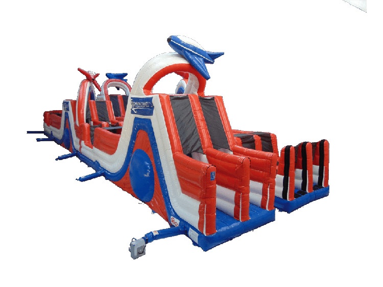 OC076 5 Part Jet Stream Inflatable Obstacle Courses