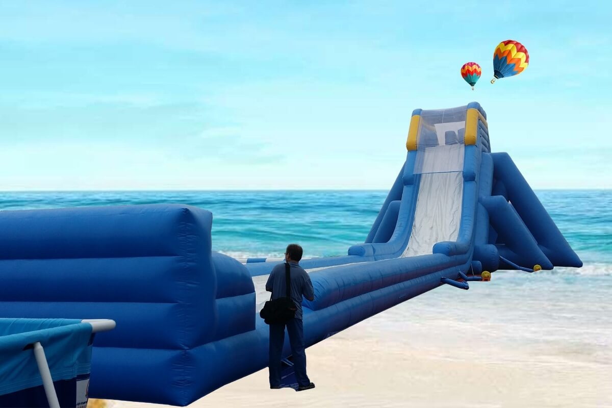 WW006 Giant Size Inflatable Water Slide for Adults