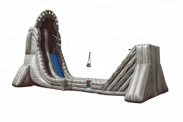 ZP003 Giant Portable Mobile Outdoor Inflatable Zip Line Falls