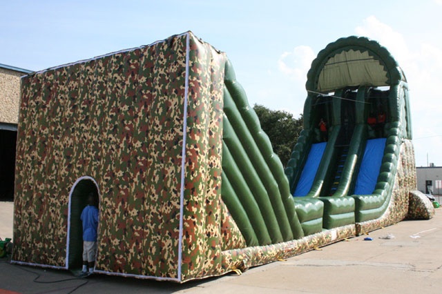ZP006 Giant Portable Mobile Outdoor Inflatable Zip Line Falls