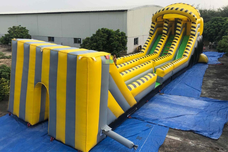 ZP009 Giant Portable Mobile Outdoor Inflatable Zip Line Falls