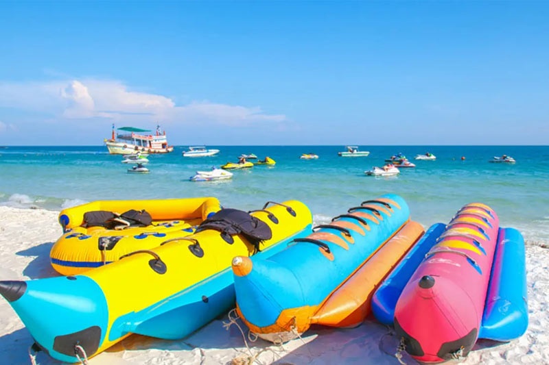 WT002 8 Seats PVC Inflatable Banana Boat Ride for sale