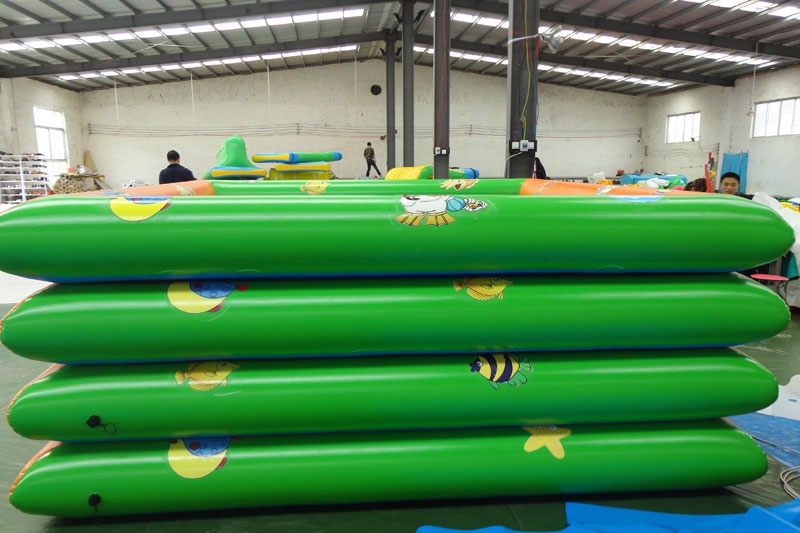 WP004 Green Fish Carton Inflatable Kids Pool Wholesale