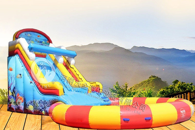 2020 Nemo Theme Inflatable Water Slide with Pool Set