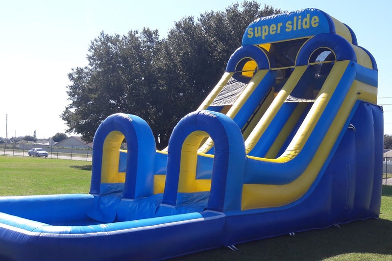 WS041 20ft Dual Lane Super Slide Inflatable Water Slide​