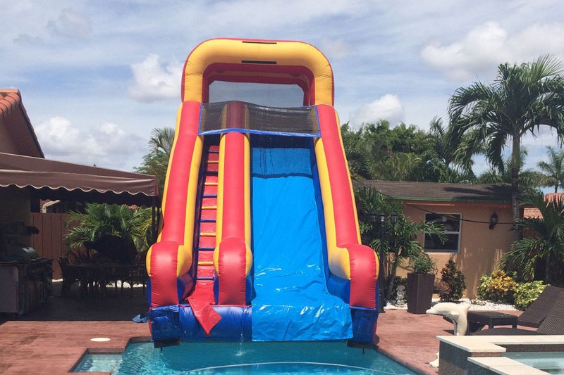 WS042 Inflatable Water Slide Backyard pool